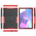 Anti-Skli Lenovo Tab M10 Gen 3 Hybrid-deksel med Stativ - Rød / Svart