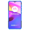 Anti-Slip Motorola Moto E20/E30/E40 Hybrid-deksel med Stativ - Blå / Svart