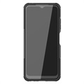 Anti-Slip Samsung Galaxy A22 5G, Galaxy F42 5G Hybrid-deksel - Svart