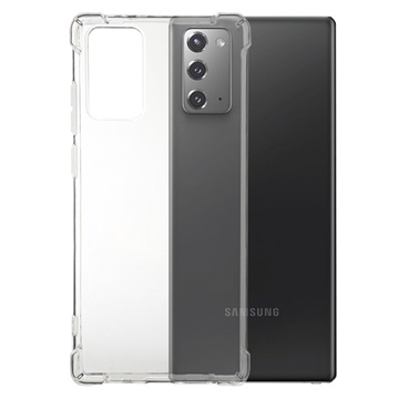 Støtsikkert Samsung Galaxy Note20 Ultra TPU-deksel - Gjennomsiktig