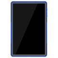 Anti-Slip Samsung Galaxy Tab S7 Lite Hybrid-deksel med Stativ - Blå / Svart