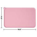 Anti-skli silikonmatte for kjæledyr - 47x30cm - Rosa