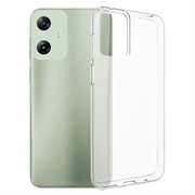 Motorola Moto G Play (2024) Antiskli TPU-deksel - Gjennomsiktig