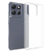 Motorola Moto G86 Power Anti-skli TPU-deksel - Gjennomsiktig