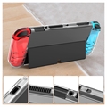Antiskli Nintendo Switch OLED TPU-deksel - Gjennomsiktig