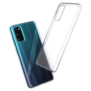 Antiskli Samsung Galaxy S20 TPU-deksel - Gjennomsiktig