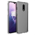 Antiskli OnePlus 7 TPU-deksel - Gjennomsiktig