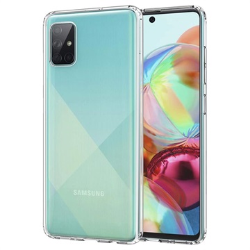 Antiskli Samsung Galaxy A71 TPU-deksel - Gjennomsiktig