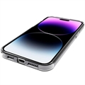 iPhone 15 Pro Max Antiskli TPU-deksel - Gjennomsiktig