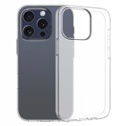 iPhone 16 Pro Antiskli TPU-deksel - Gjennomsiktig