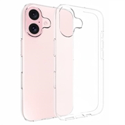 iPhone 16 Antiskli TPU-deksel - Gjennomsiktig