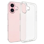 iPhone 17 Anti-skli TPU-deksel - Gjennomsiktig