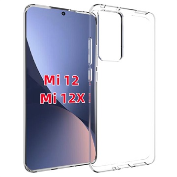 Antiskli Xiaomi 12/12X TPU-deksel - Gjennomsiktig