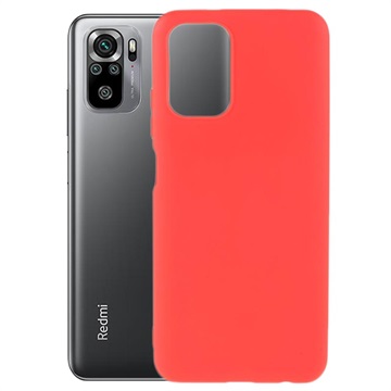 Antiskli Xiaomi Redmi Note 10/10S TPU-deksel - Rød