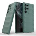 Rugged Series Samsung Galaxy S23 Ultra 5G TPU-deksel - Grøn