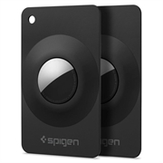 Apple AirTag 1/2 Spigen AirFit 2 lommebokholder - 2 stk. - svart