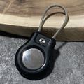Apple AirTag/AirTag 2-etui med trådrem i rustfritt stål