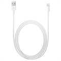 Lightning / USB-kabel - iPhone, iPad, iPod - Hvit - 2m