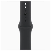 Apple Watch 10 GPS MWWE3QN/A - Aluminium, svart sportsbånd, S/M, 42mm - Kulsvart