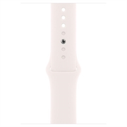 Apple Watch 10 GPS MWWJ3QN/A - Aluminium, Light Blush Sportsbånd, M/L, 42mm - Roségull