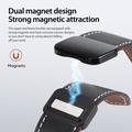 Apple Watch (38/40/SE/41/42mm) Dux Ducis YA-rem i ekte skinn med M-spenne - svart