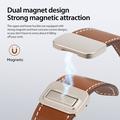 Apple Watch (38/40/SE/41/42mm) Dux Ducis YA-rem i ekte skinn med M-spenne - brun