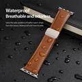 Apple Watch (38/40/SE/41/42mm) Dux Ducis YA-rem i ekte skinn med M-spenne - brun