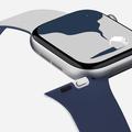 Apple Watch (38/40/SE/41/42mm) MOFT Snap Duo-rem - marineblå / Misty