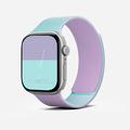 Apple Watch (38/40/SE/41/42mm) MOFT Snap Duo-rem - Marineblå peon / Aqua
