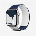 Apple Watch (42/44/SE/45/46/49mm) MOFT Snap Duo-rem - marineblå / Misty