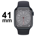 Apple Watch 7 LTE MKHQ3FD/A - Aluminium, Midnight Sport Band, 41mm - Midnatt