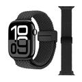 Apple Watch Flettet nylonrem med magnetlås - 49mm/46mm/45mm/44mm - svart