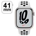 Apple Watch Nike 7 LTE MKJ33FD/A - Aluminium, Pure Platinum/Black Sportband, 41mm