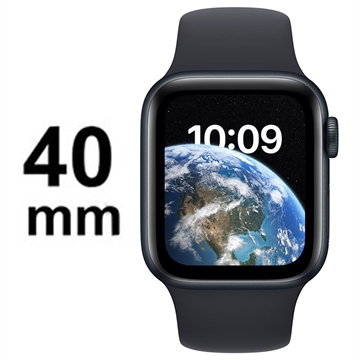 Apple Watch SE (2022) LTE MNPL3FD/A - Midnatt Sportsreim, 40mm