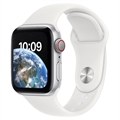 Apple Watch SE (2022) LTE MNPP3FD/A - Hvit Sportsreim, 40mm - Sølv