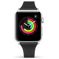 Apple Watch Ultra 2/Ultra/9/8/SE (2022)/7/SE/6/5/4/3/2/1 Premium Lærrem - 45mm/44mm/42mm - Svart