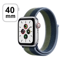 Apple Watch SE LTE MYEG2FD/A - 40mm, Deep Navy Sport Loop - Sølv