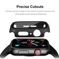 Apple Watch Series 1/2/3 Plastdeksel med Skjermbeskytter - 42mm - Svart