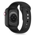 Apple Watch Series 11/10/9/8/7/6/SE 3/SE Tech-Protect silikonrem - 40mm/41mm/42mm - Svart