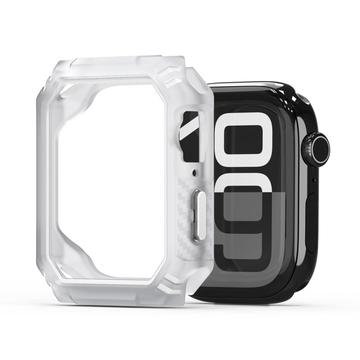 Apple Watch Series 11/10 Dux Ducis Damo fallsikkert etui - 42mm - gjennomsiktig hvit