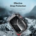 Apple Watch Series 11/10 Dux Ducis Tamo Hybrid-etui - 42mm - Svart / gjennomsiktig svart