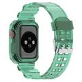 Apple Watch Series 11/10 Erstatnings Silikonstropp med Integrert Ramme - 42mm