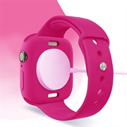 Apple Watch Series 11/10 Silikondeksel - 42mm - Varm Rosa