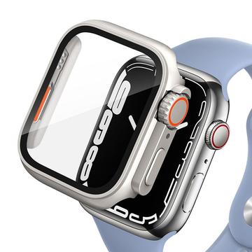 Apple Watch Series 11/10 Tech-Protect Defense360-etui med skjermbeskytter - 46mm - Titan / Oransje