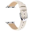 Apple Watch Series 11/10/9/8/SE 3/SE (2022)/7/SE/6/5/4/3/2/1 - Tynn lærrem - 42mm/41mm/40mm/38mm