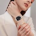 Apple Watch Series 11/10/9/8/SE 3/SE (2022)/7/SE/6/5/4/3/2/1 - Tynn lærrem - 42mm/41mm/40mm/38mm - Beige