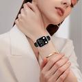 Apple Watch Series 11/10/9/8/SE 3/SE (2022)/7/SE/6/5/4/3/2/1 - Tynn lærrem - 42mm/41mm/40mm/38mm - Svart