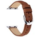 Apple Watch Series 11/10/9/8/SE 3/SE (2022)/7/SE/6/5/4/3/2/1 - Tynn lærrem - 42mm/41mm/40mm/38mm