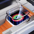 Apple Watch Series 11/10 Skjermbeskytter med støvfritt monteringssett - 46mm - svart kant
