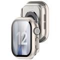 Apple Watch Series 12 Plastdeksel med Skjermbeskytter - 47mm - Roségull